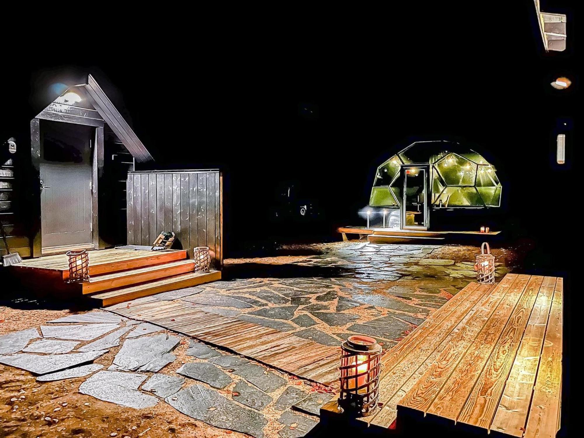 Holiday Home Samruam B Aurora Cabin By Interhome 萨拉 外观 照片